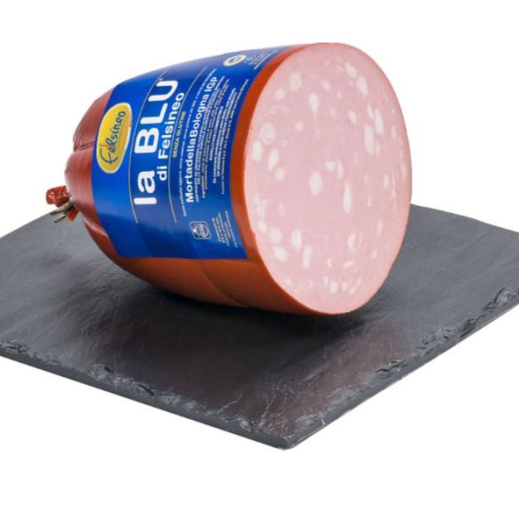 MORTADELLA BOLOGNA IGP BLU 1/2 6 KG V.SINT.