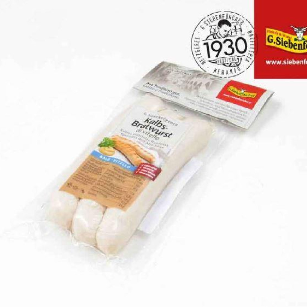 BRATWURST DI VITELLO 185 GR